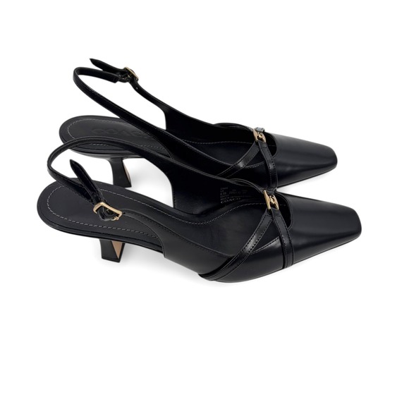Coach Rowyn Slingback Pumps in Black Leather - Size 6.5 - Picture 9 of 14